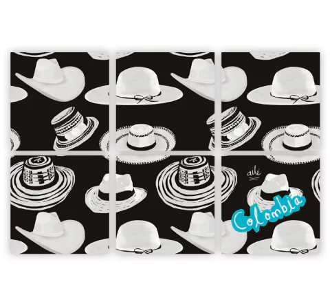 PORTAVASOS SOMBREROS