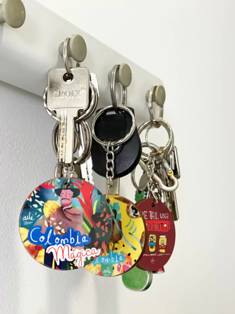 LLAVERO REDONDO COLOMBIA MAGICA