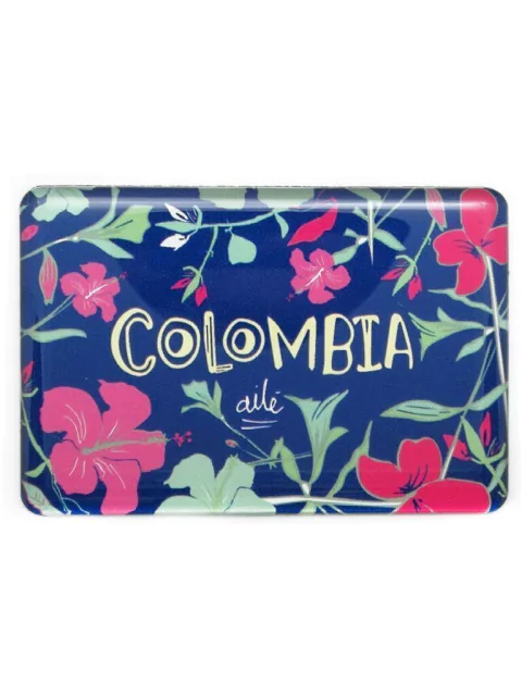 IMAN RECTANGULAR FLOR COLOMBIA