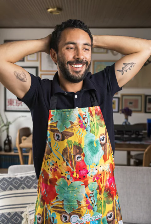 DELANTAL ECO OSO DE ANTEOJOS