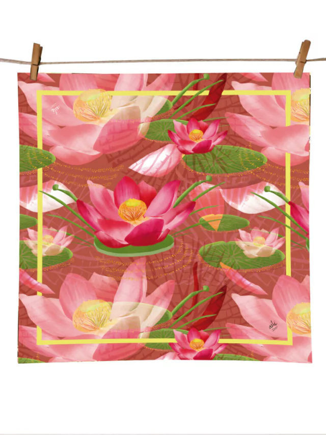 PAÑOLETA ECO 45x45 -VICTORIA REGIA