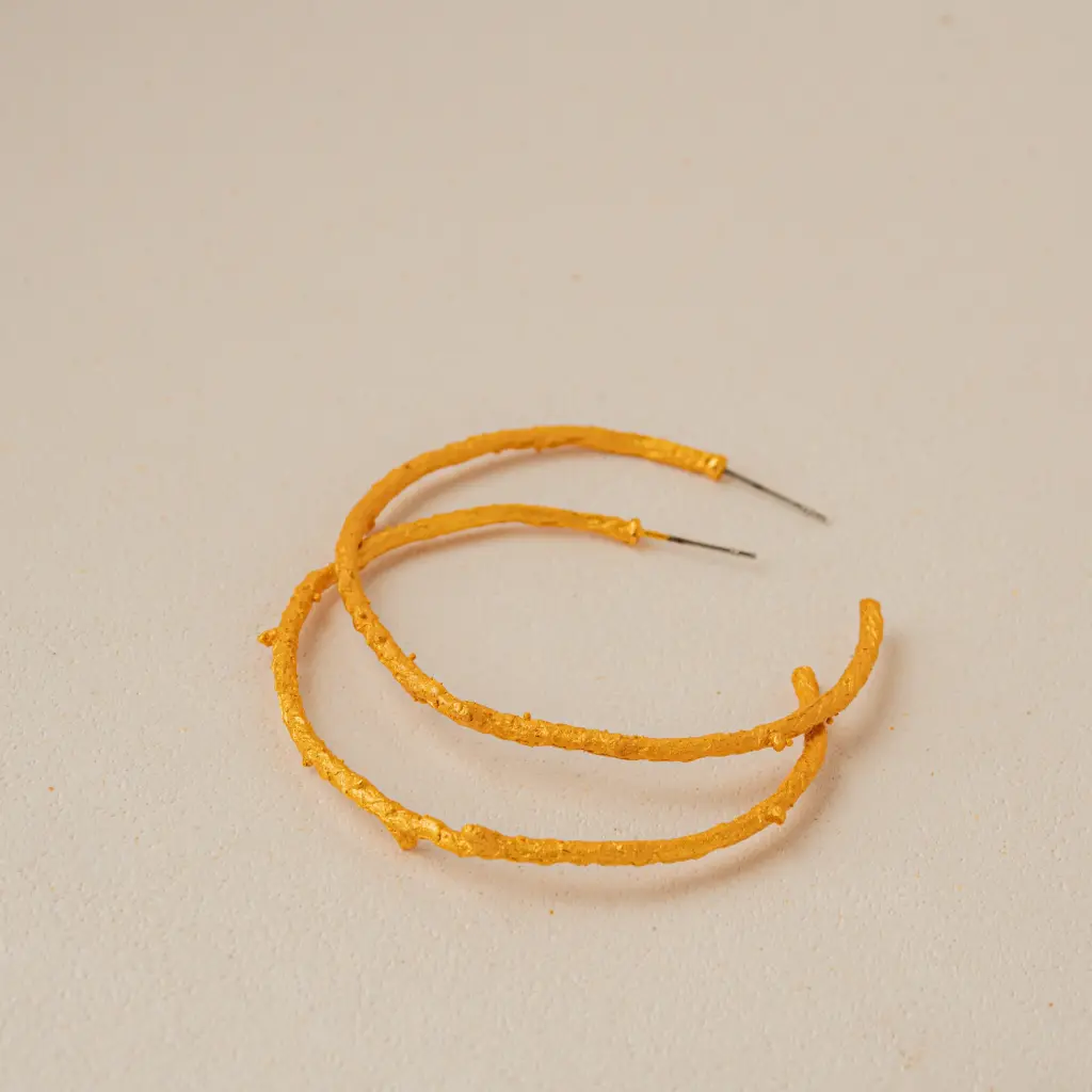 ARETES CANDONGAS PALITO PINO PEQUEÑAS