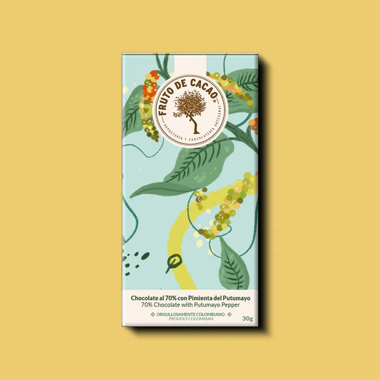 BARRA CHOCOLATE 70% CON PIMIENTA 80GR