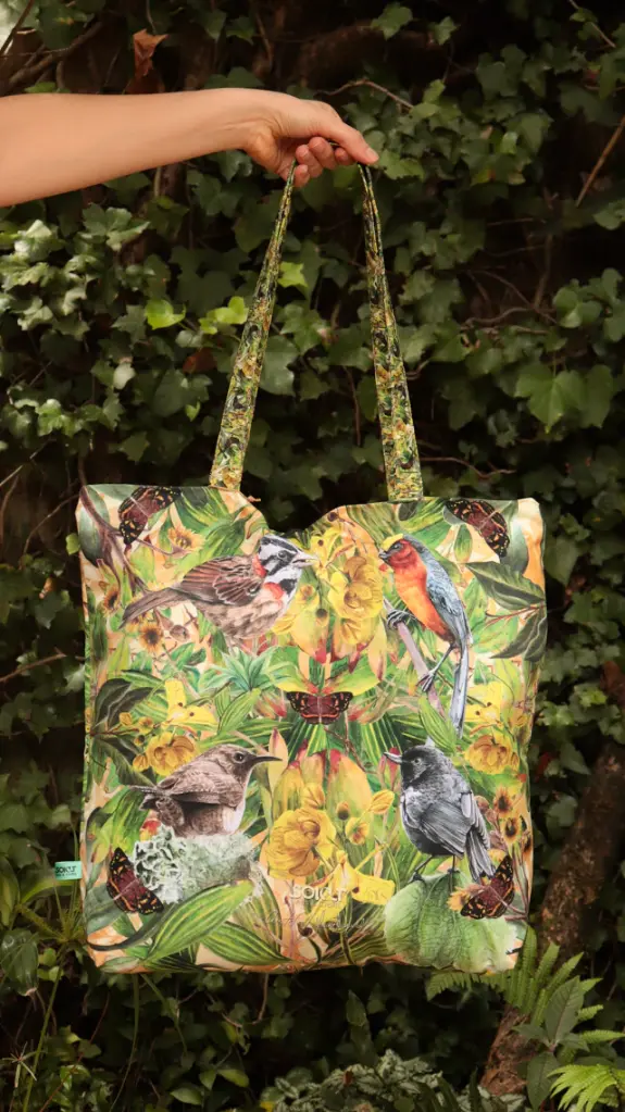 BOLSO GRANDE AVES SABANERAS
