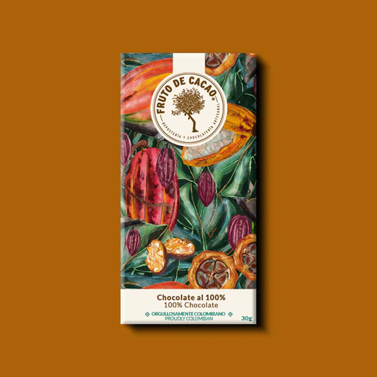 BARRA CHOCOLATE 100% 30GR