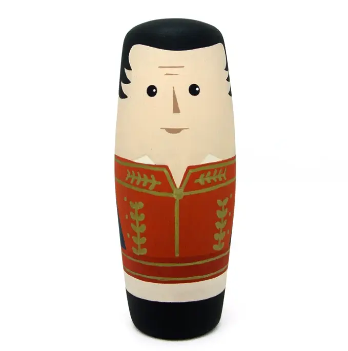 Figura en Madera El Libertador