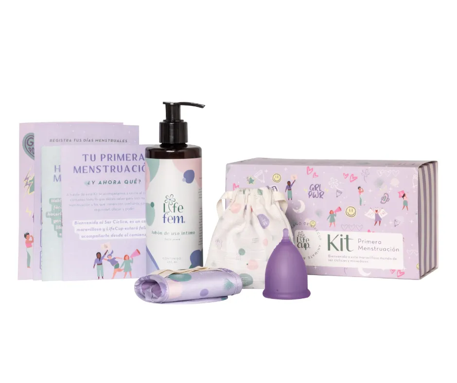 KIT PRIMERA MENSTRUACIÓN LIFECUP