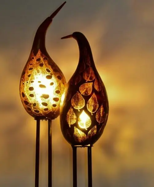 LAMPARA DE PIE S. METAL DOBLE