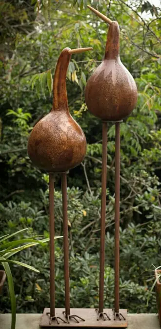 LAMPARA DE PIE S. METAL DOBLE