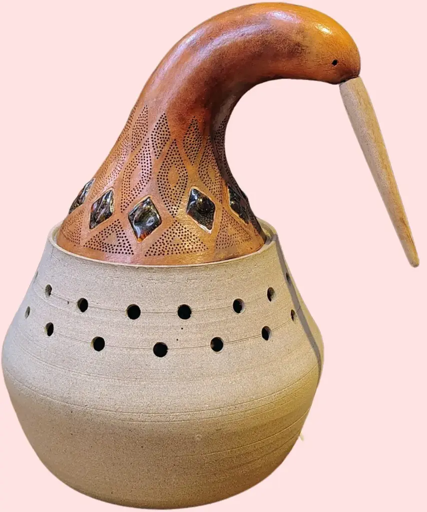 LAMPARA DE MESA PUNTO EN CRUDO