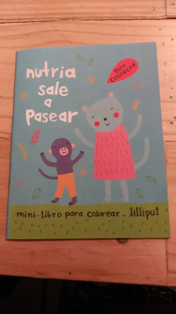 libro colorear lilliput