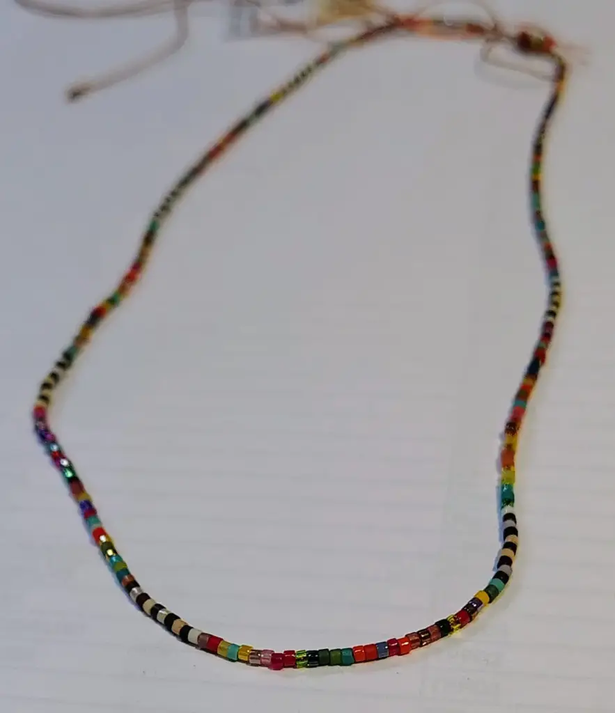 COLLAR ENSARTADO - piedra miyuki