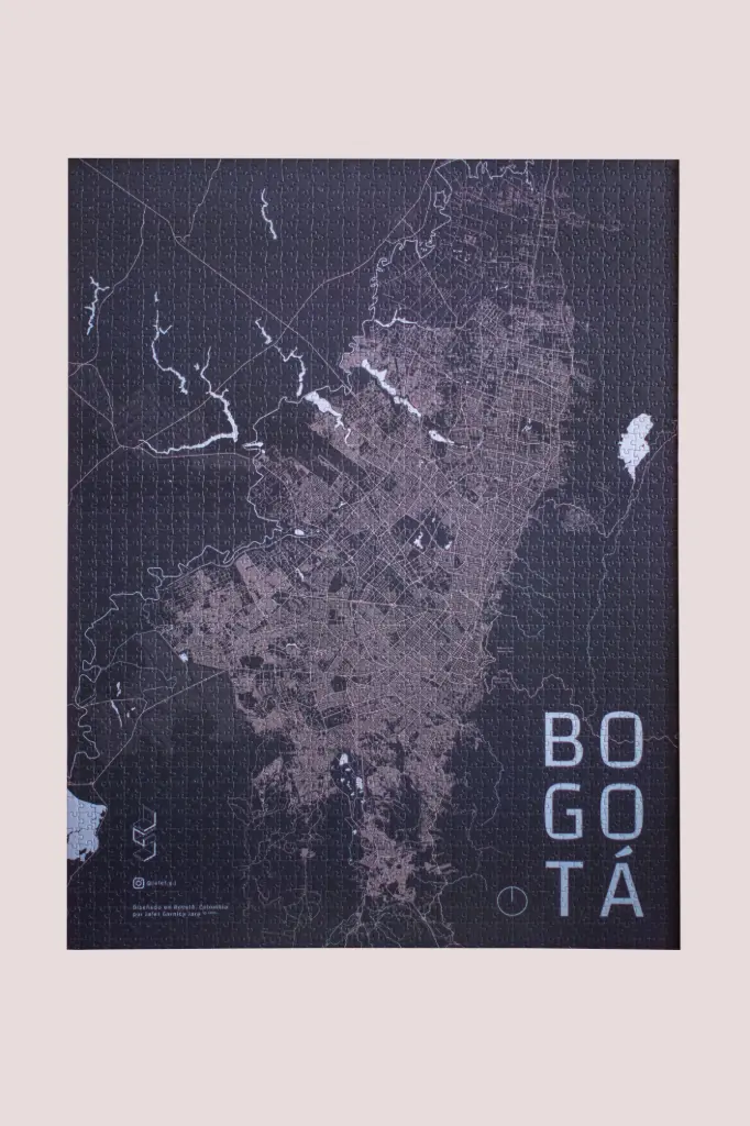 ROMPECABEZAS MAPA DE BOGOTÁ 2000 PIEZAS