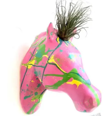Caballo Escultura Hierro (Ceramica)
