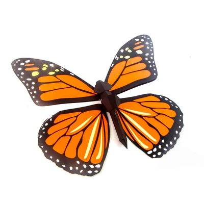 [ZU013-N] Mariposa DIY Naranja