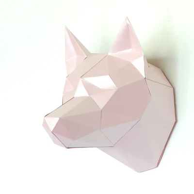 [ZU057-RsM ] Zorro DIY Rosado Metalizado