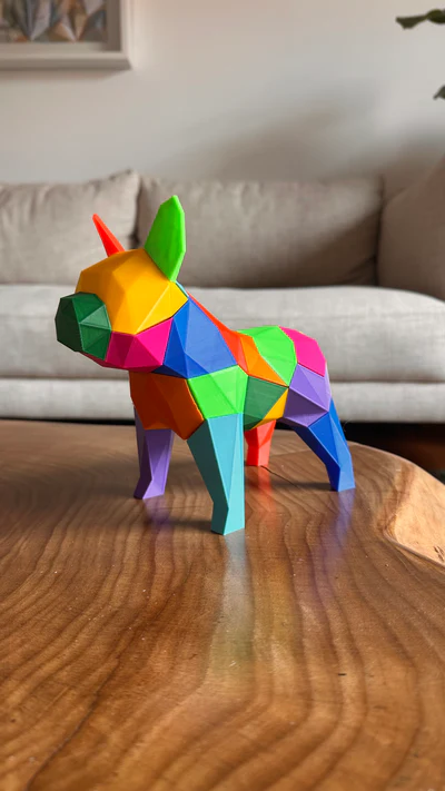 [ZU068-GR-MIX ARMADO] Bull Dog Francés Armado Multicolor