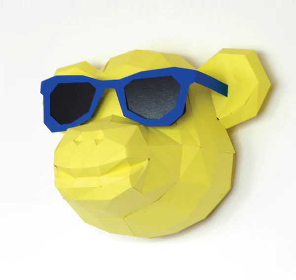 Saju rompecabezas 3D color amarillo