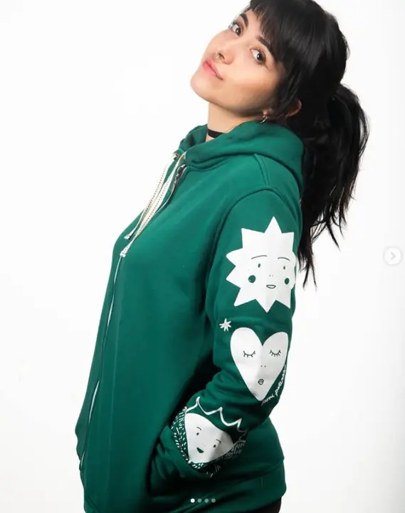 chaqueta montaña feliz verde