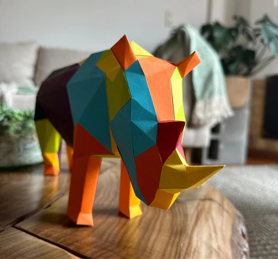 RINOCERONTE MESA DIY