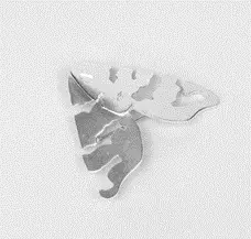 COLGANTE EN PLATA TINEA No. 4   