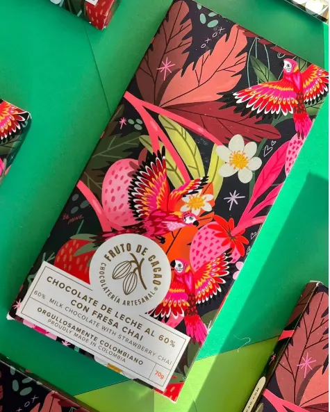 Barra Chocolate Fresa Chai 30g