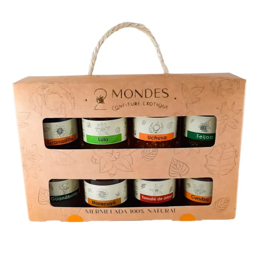 Caja de 8 mermeladas x30g