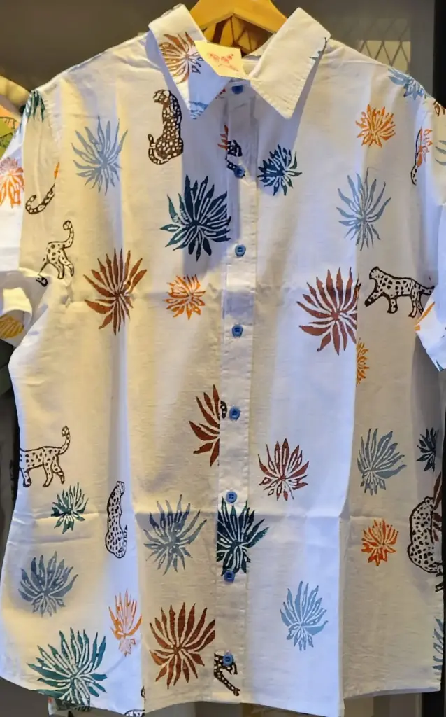 [CTA32BC-S] CAMISA TRÓPICO ALGODÓN PARAMO BLANCO COLORES (S)
