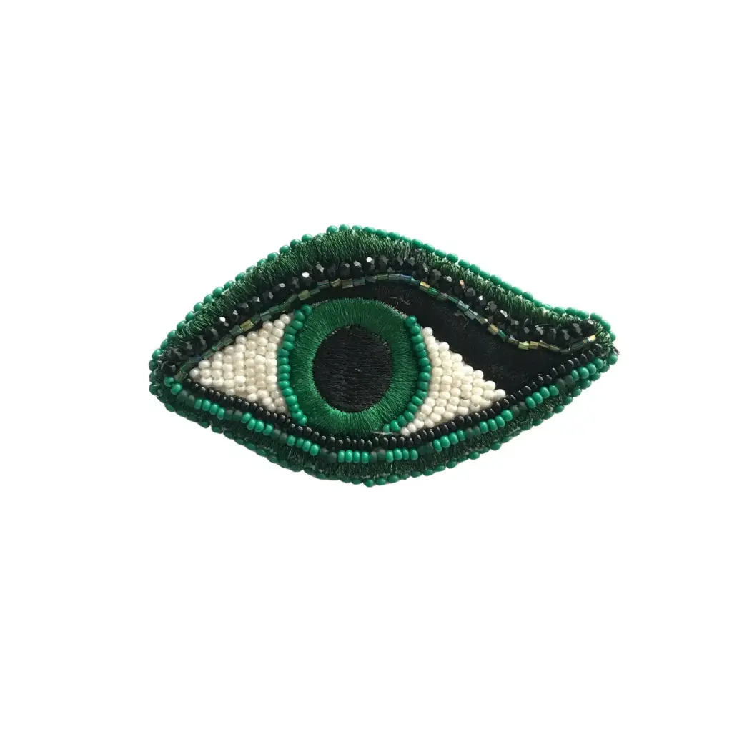 SHADED EYE BROOCH