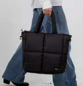 PUFFER BAG NEGRO NEGRO