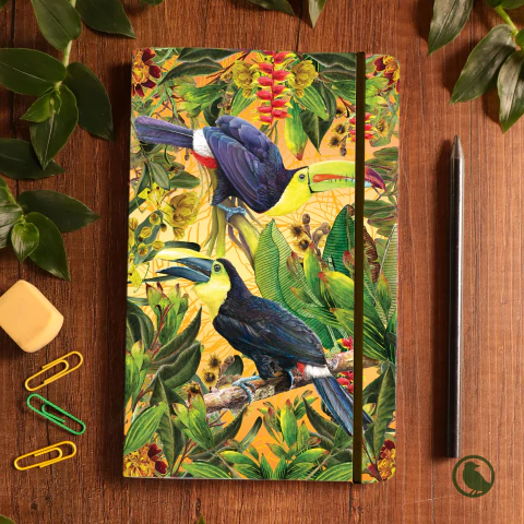 Libreta grande Tucanes