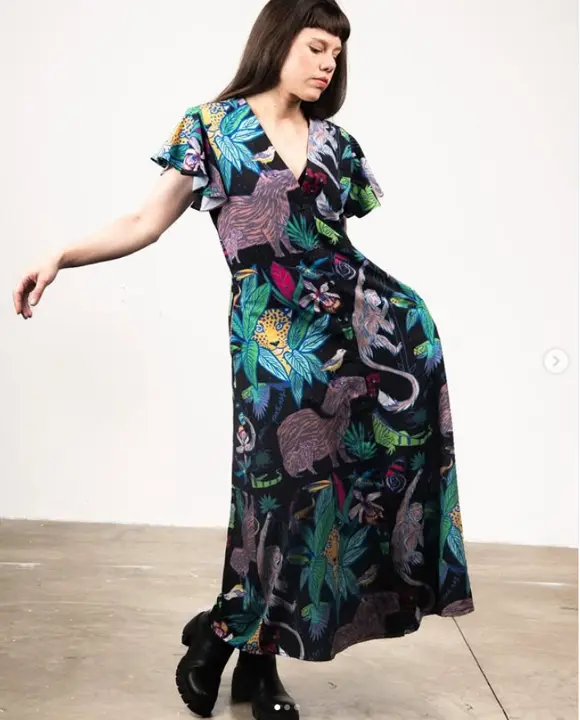 Vestido bolero negro chiguiro