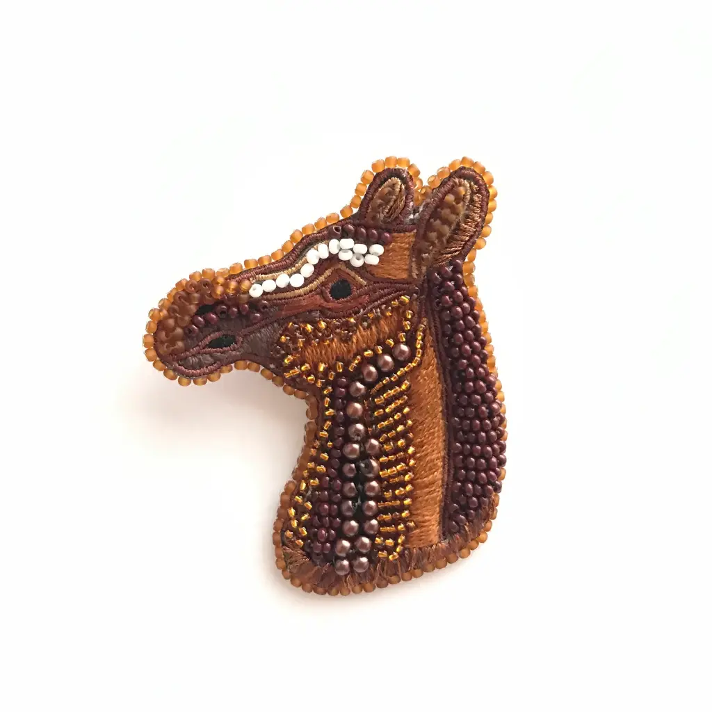 HORSE BROOCH 