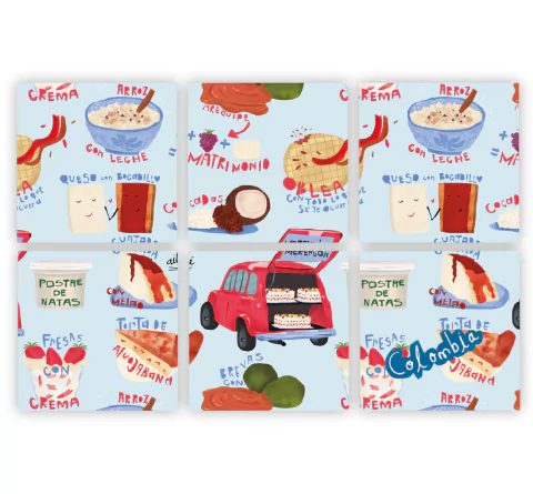 [A9014-28] PORTAVASOS POSTRES