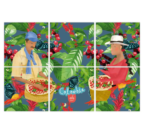 [a9014-31] Portavasos eje cafetero