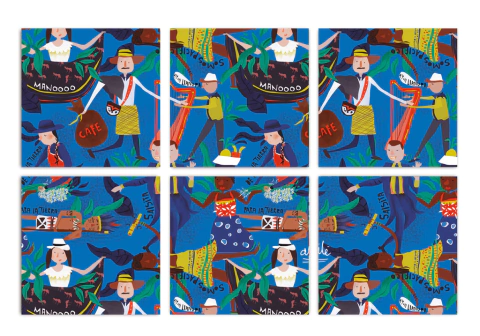 [A9014-5] PORTAVASOS MI GENTE