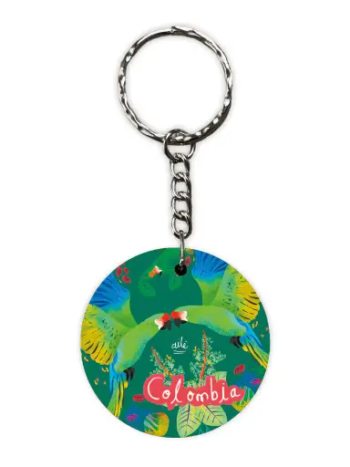 [A9038-11] LLAVERO REDONDO GUACAMAYAS