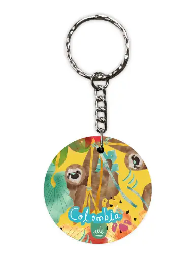 [A9038-3] LLAVERO REDONDO OSO PEREZOSO