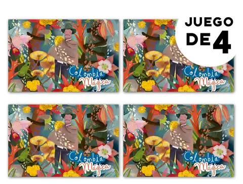 [A9041-6] INDIVIDUAL DECO COLOMBIAMAGICA