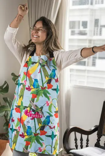 [A9043-1] DELANTAL ECO COLIBRI