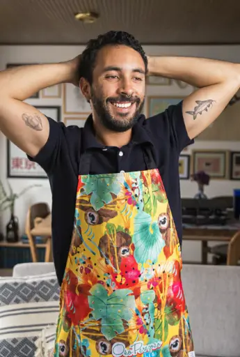 [A9043-21] DELANTAL ECO OSO DE ANTEOJOS