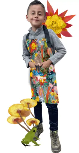 [A9079-4] DELANTAL DE NIÑO COLOMBIA MAGICA