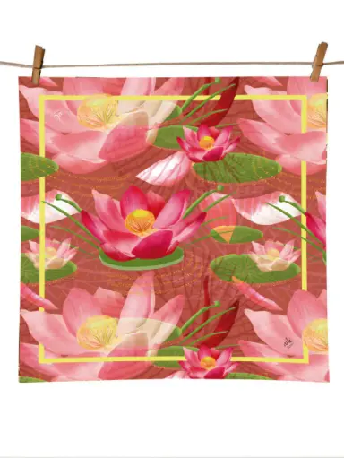 [A9102-16] PAÑOLETA ECO 45x45 -VICTORIA REGIA