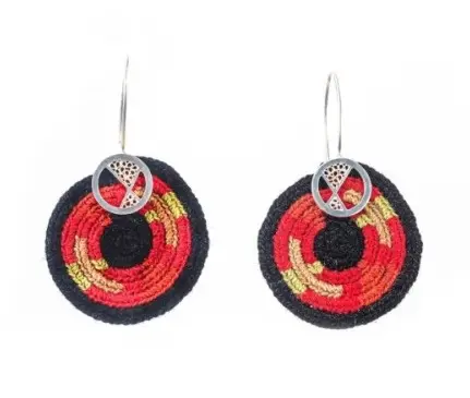 [AMG41] ARETES GRANDES SOL/ SOL BIG EARRINGS