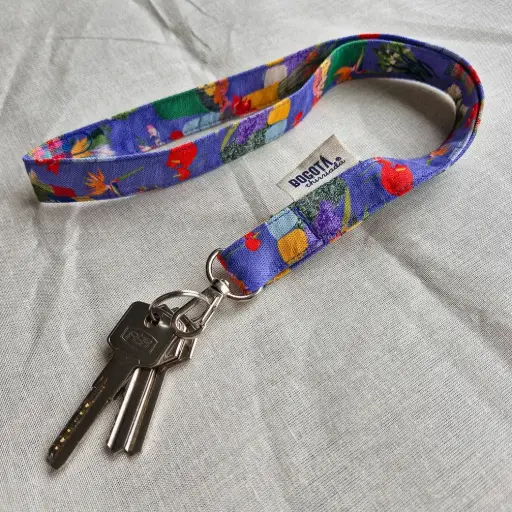 [BC201611] LLAVERO TELA BOGOTA CHIRRIADA 