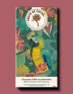 [BG009] BARRA CHOCOLATE 80% CON ALMENDRAS AILÉ 80GR