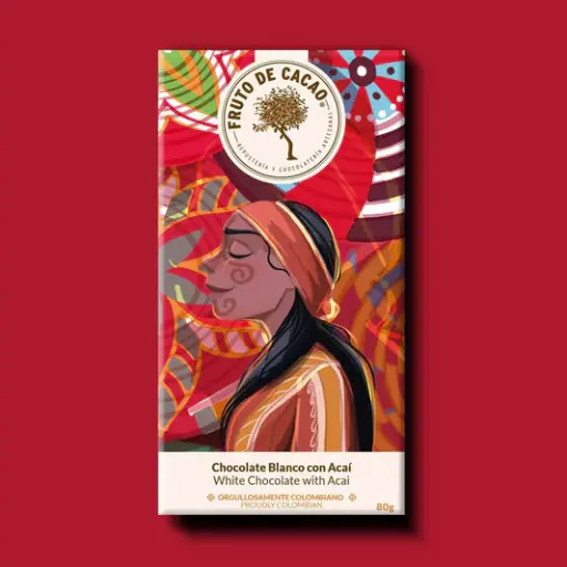 [BG026] BARRA CHOCOLATE BLANCO CON ACAI 80GR