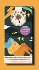 [BS005] BARRA CHOCOLATE 70% CON INFUSIÓN REVELADORA 30GR