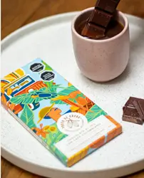 [BS019] BARRA CHOCOLATE 70% CON CAFÉ 30GR