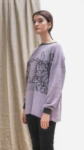 [BU-21-0601] SUÉTER ORQUÍDEA - LAVANDA